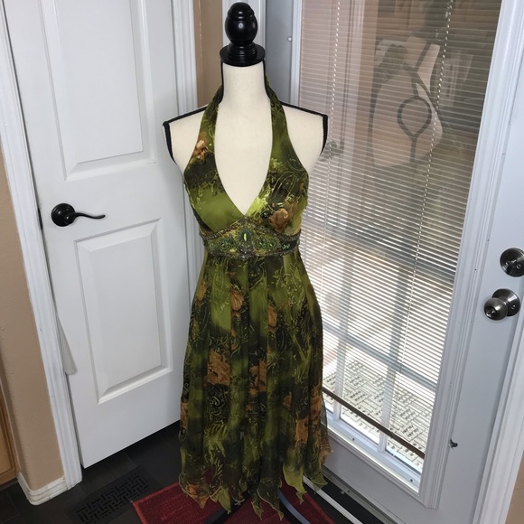 Lotus Evening Dresses & Skirts - Lotus Evening Dress Gown Beaded Silk Beach Wedding